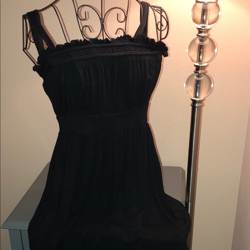 Halogen black cotton dress